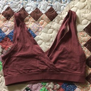 Organic pact crossover nursing bra